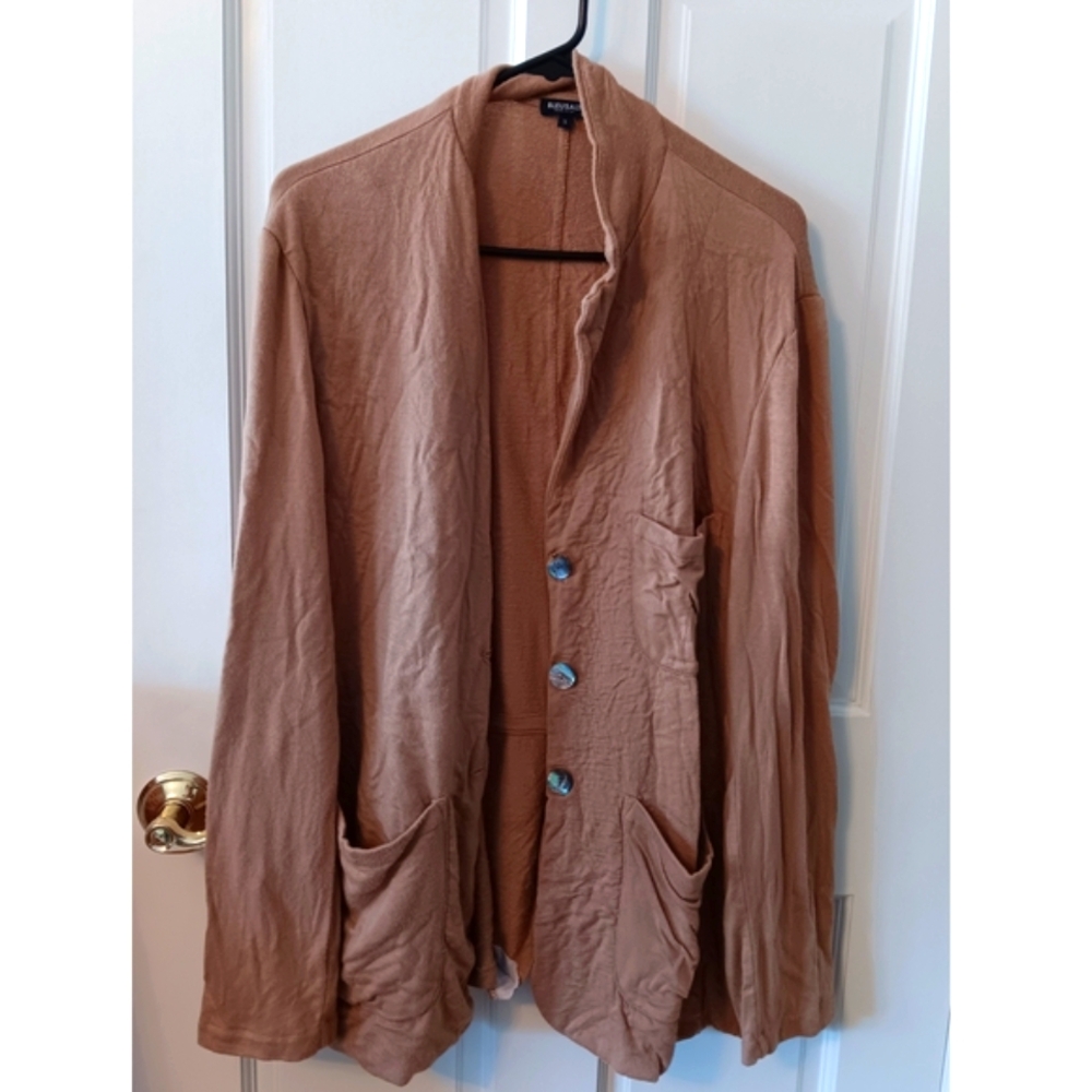 Bleusalt Womens Size 5 Tan Cardigan